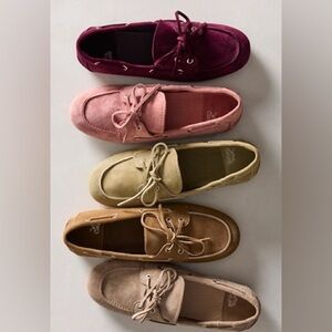 Jeffrey Campbell Suede Blush Boat Shoes